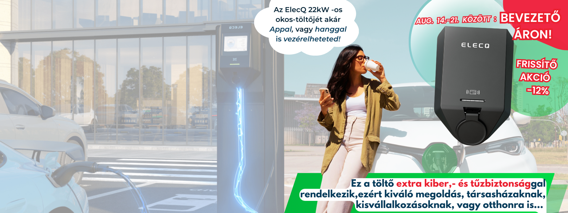 elecq 22kw okos tolto akcio