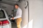 NOARK Ex9EV-3-T2-32A e-autó töltő, 22 kW, 3 fázis, 5m kábel Type2 csatlakozóval, „B” típusú FI relével