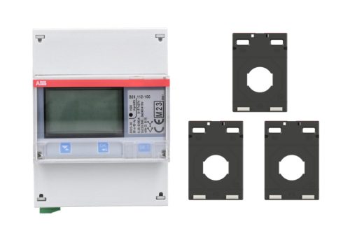 ABB B24 energiamenedzsment modul fogyasztásmérővel + ABB CT1M-2 100 áramváltó