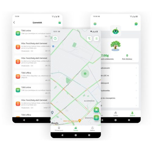 PowerFed Home 11 kW, 3 fázis, 7 m kábel, Type2 aljzat, RFID, LED-visszajelzés