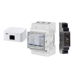   Zaptec Sense kommunikációs modul + 5V-os tápegység + 3-fázisú fogyasztásmérő, max 65A