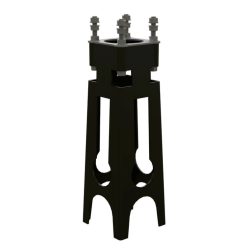 Zaptec oszloptartó talp