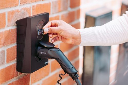 Zaptec Go töltő - Rock Grey