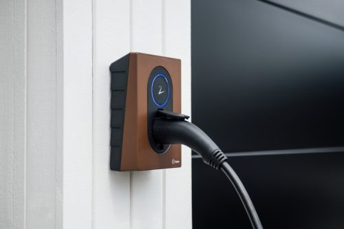 Zaptec Go töltő - Wood Brown