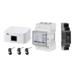   Zaptec Sense kommunikációs modul + 5V-os tápegység + 3-fázisú fogyasztásmérő, max 150A + 3 fázisú áramváltó
